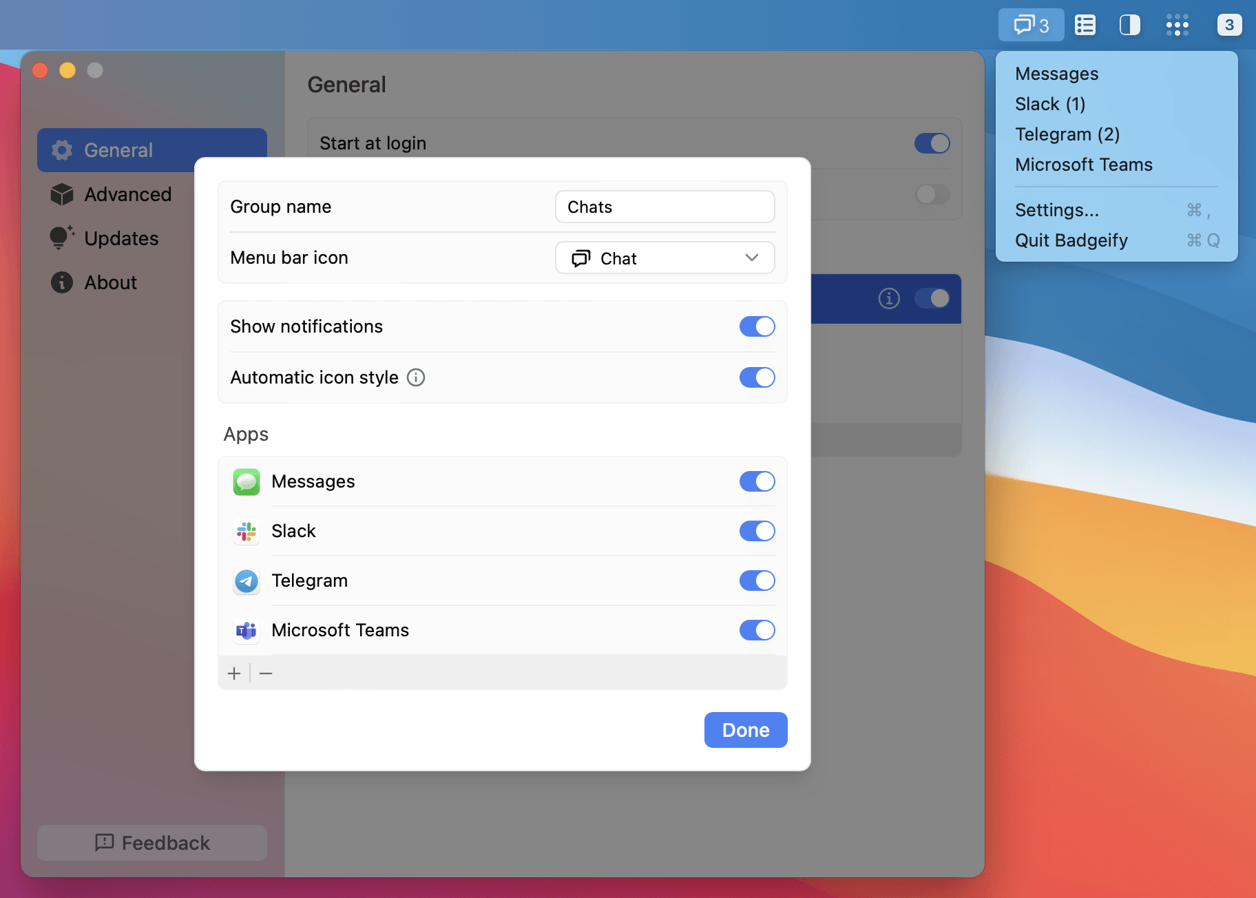 Application Group